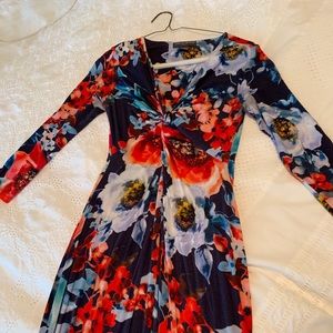 A pea in the pod floral maternity dresss, size xs
